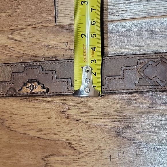 Nocona Copper & Leather Belt 28 - Picture 12 of 12